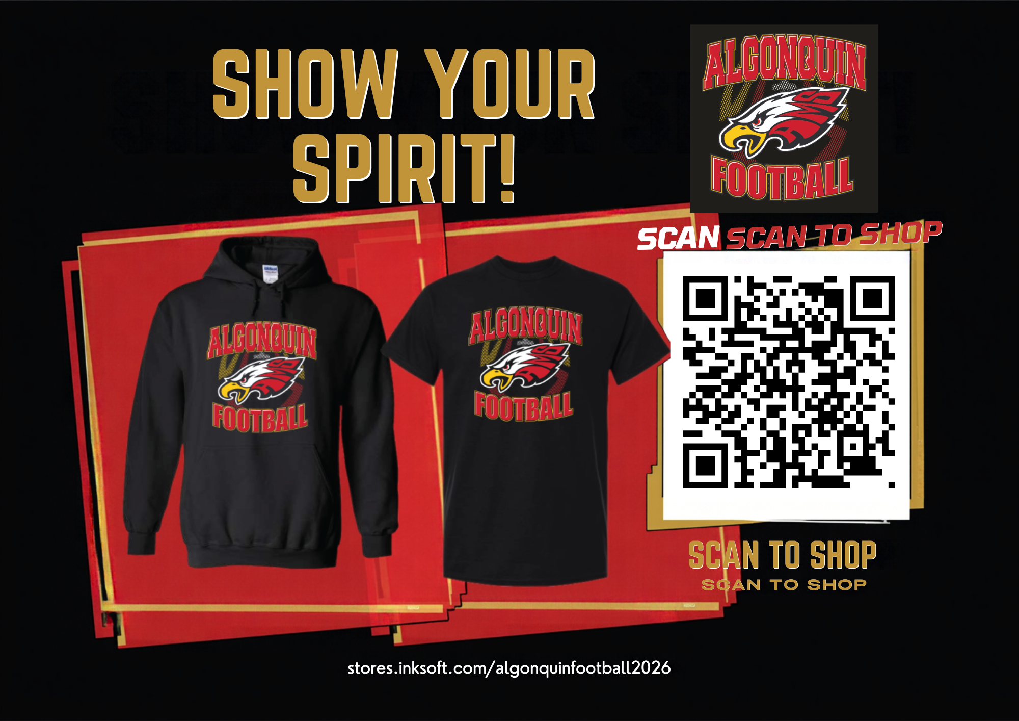 2026 Algonquin Football Shirts