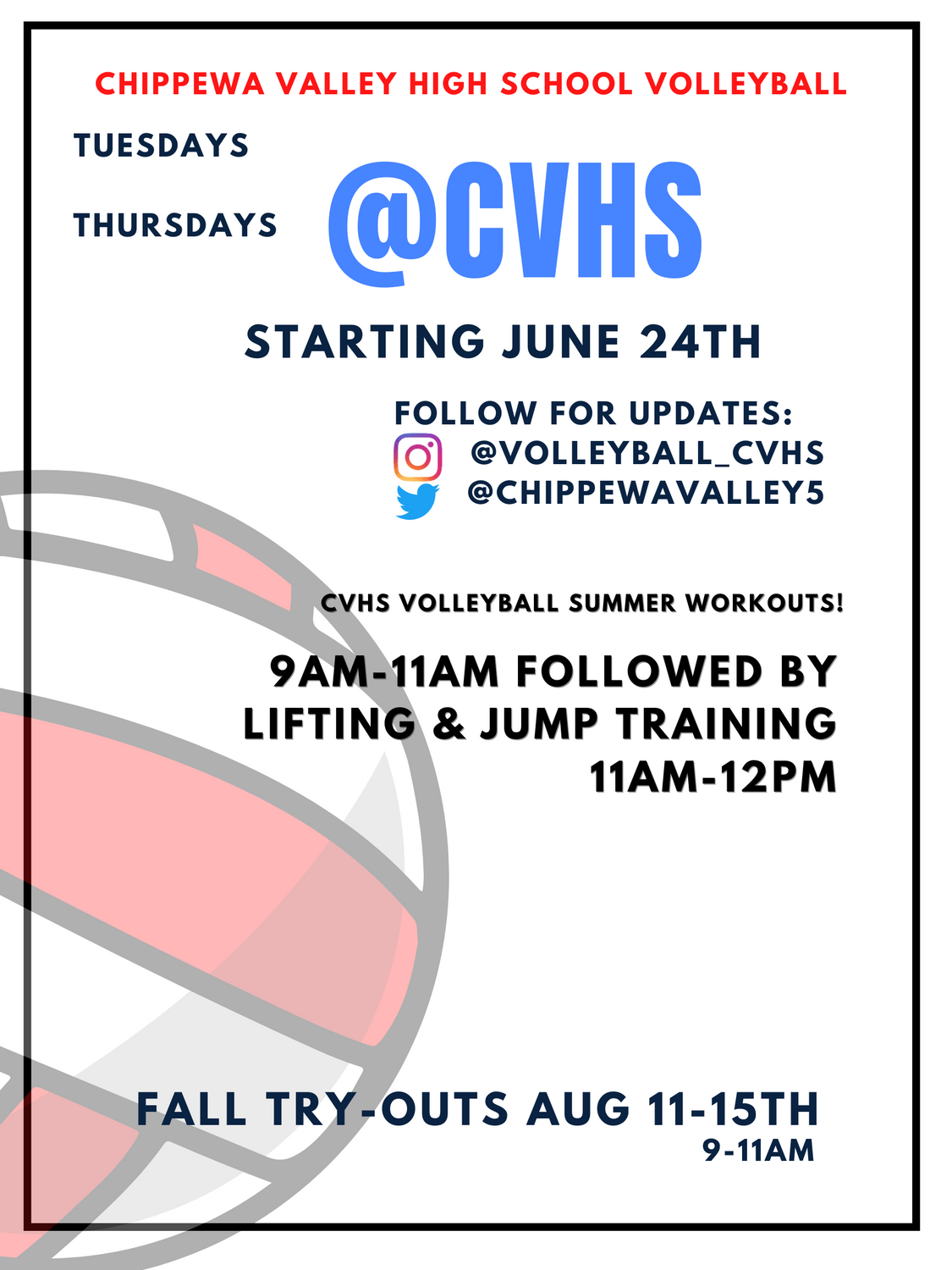 CV Summer Volleyball