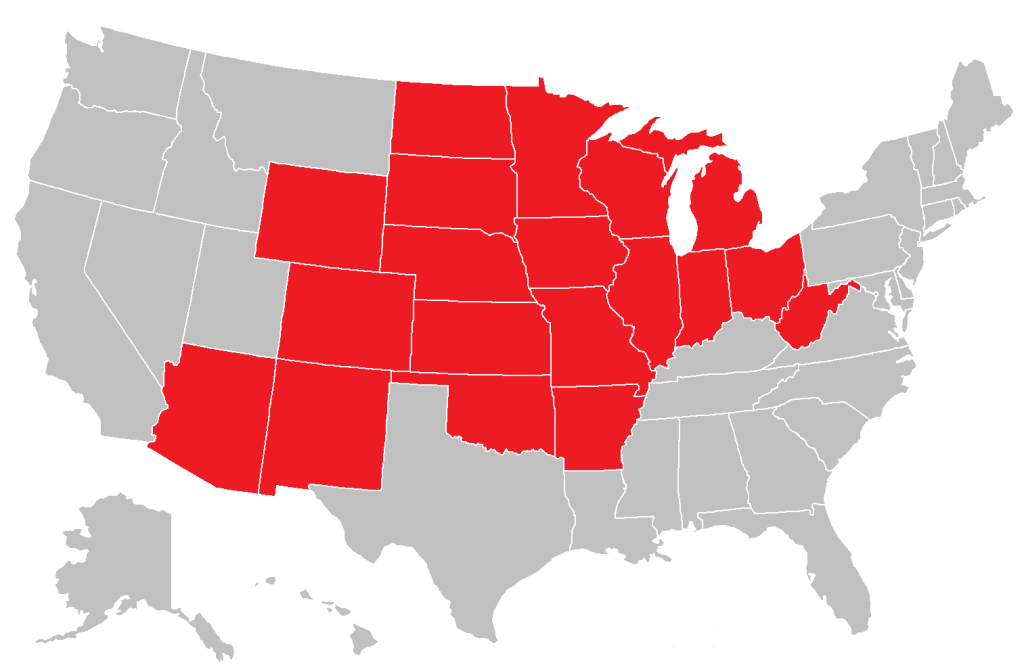 NCA map