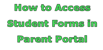 student form instructions