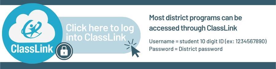 Click here to log into ClassLink